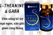 L-THEANINE & GABA  NHẬT BẢN - GIÚP NGỦ NGON, SÂU GIẤC, GIẢM CĂNG THẲNG, LO ÂU, MỆT MỎI